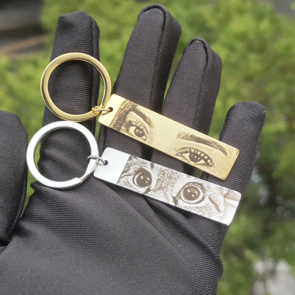 Women Accessories Images - Aangepaste foto sleutelhanger gepersonaliseerde oogfoto sleutelhanger