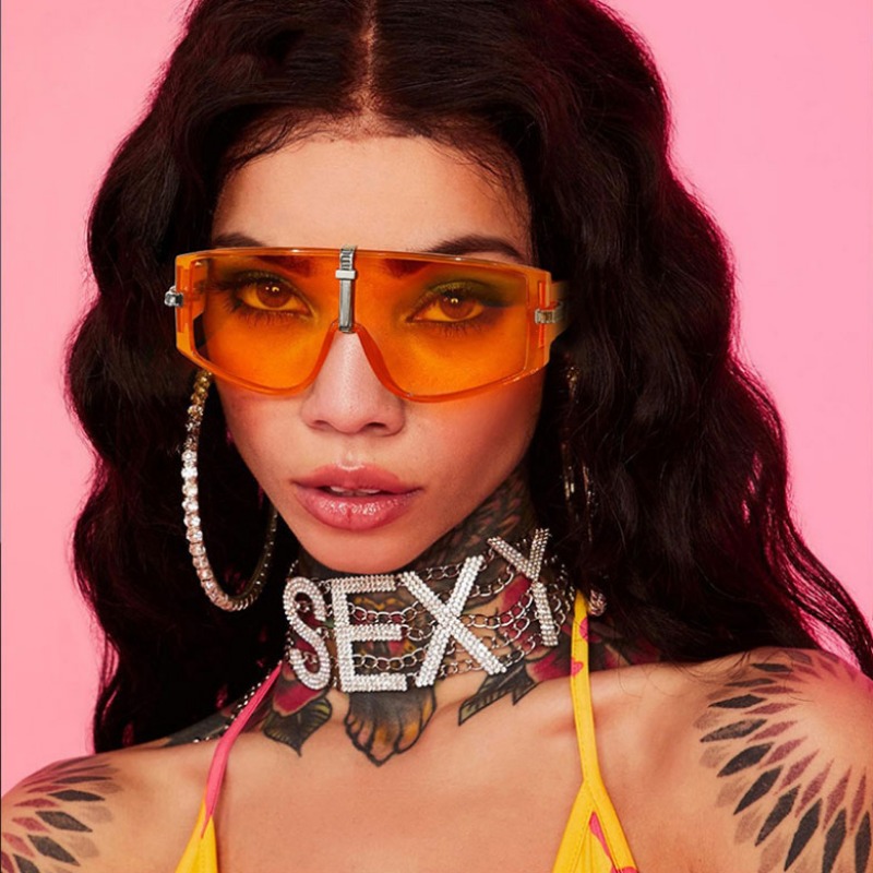 Sunglasses Oversized Square - Vierkante oversized zonnebril voor dames Luxe