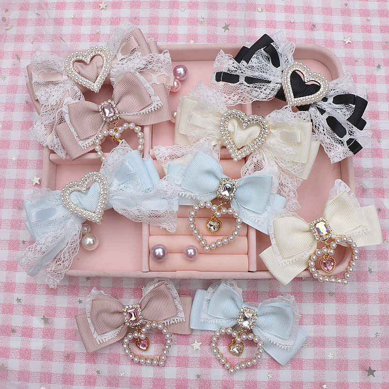 Women'S Victorian Accessories - Victoriaans geïnspireerde handgemaakte 2-delige kanten strik