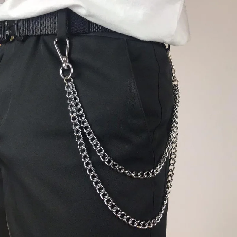 Women'S Jeans Accessories Chain - Taille Sleutelhanger Portemonnee Jeans Hip-Hop Broek