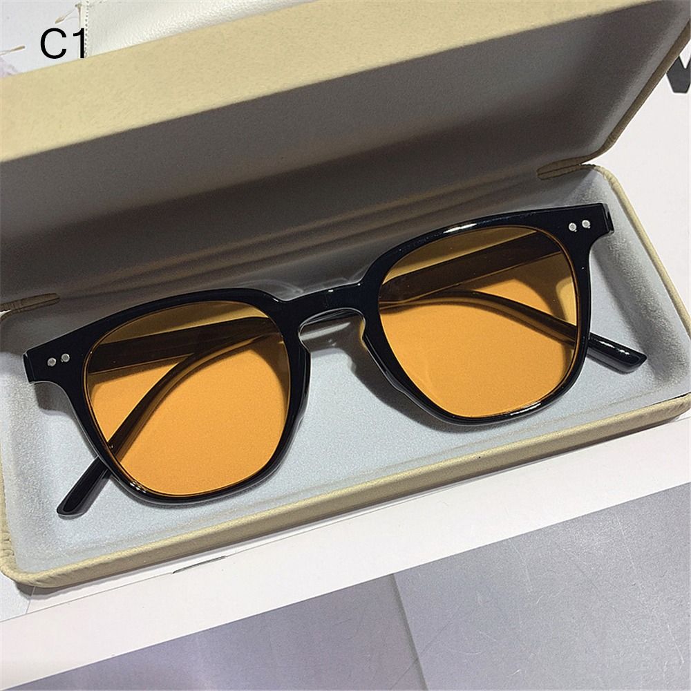 Retro zwarte zonnebrillen vint - Sunglasses Oversized Square recensie en prijs