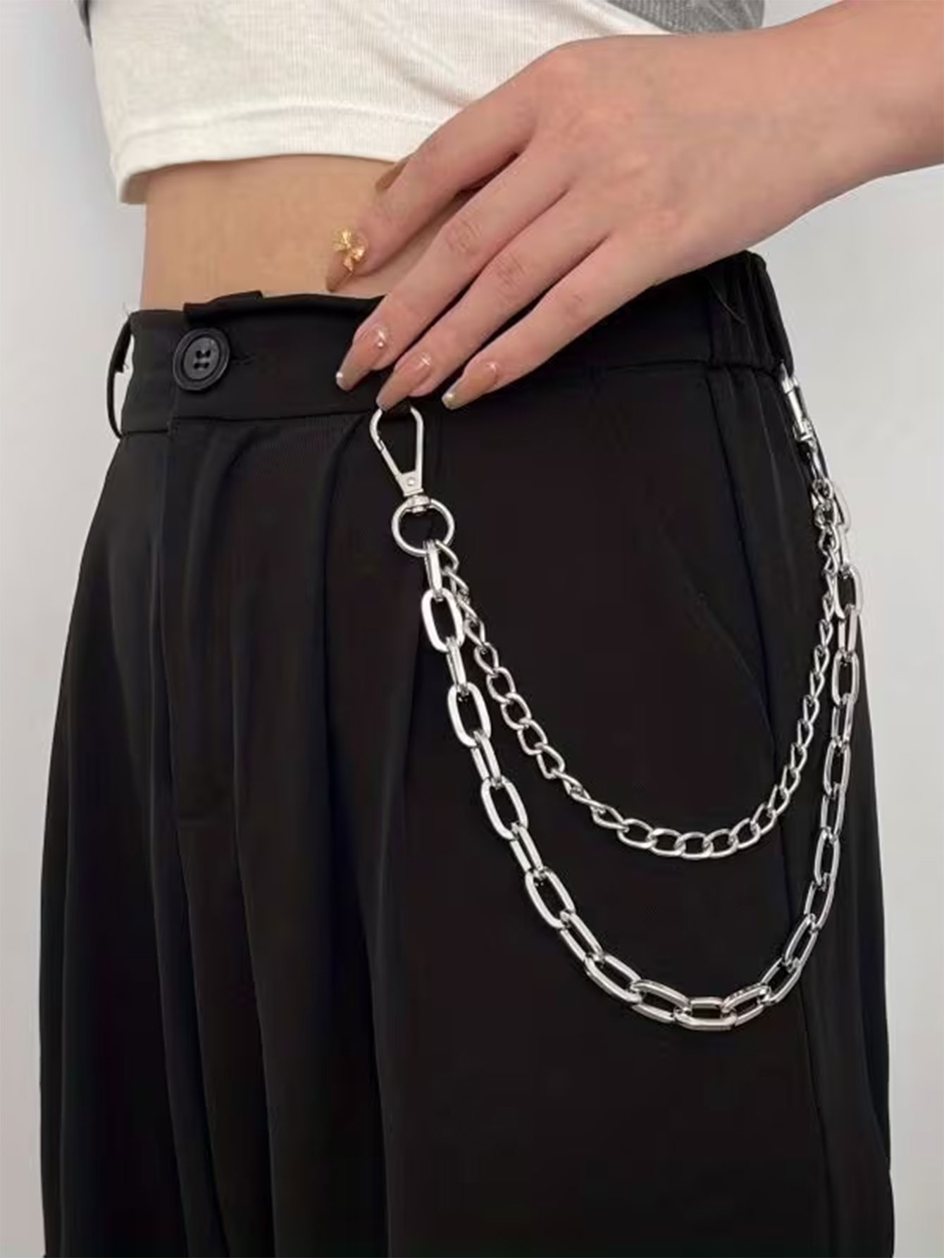 Unisex punkstijl metalen mode  - Women'S Jeans Accessories Chain recensie en prijs