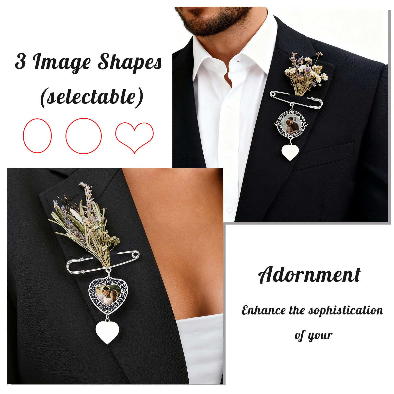 Aangepaste foto badge broches  - Women Accessories Images recensie en prijs
