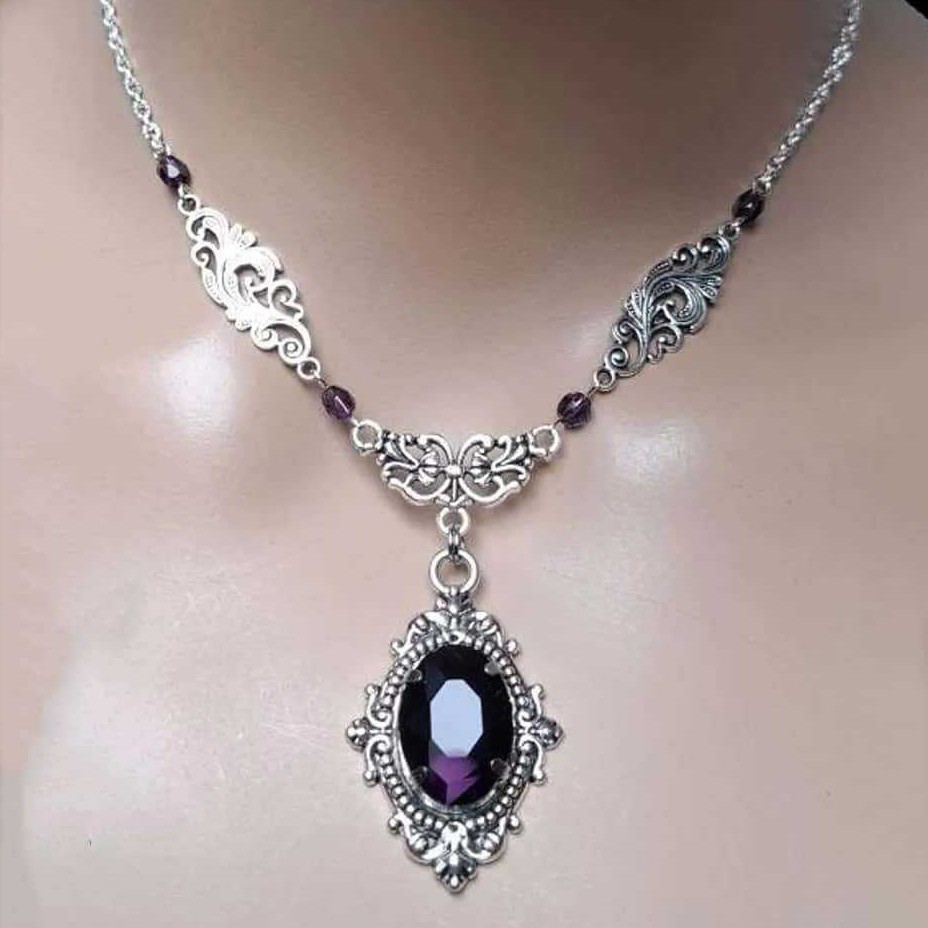 Paarse magische waterdruppel k - Women'S Victorian Accessories recensie en prijs