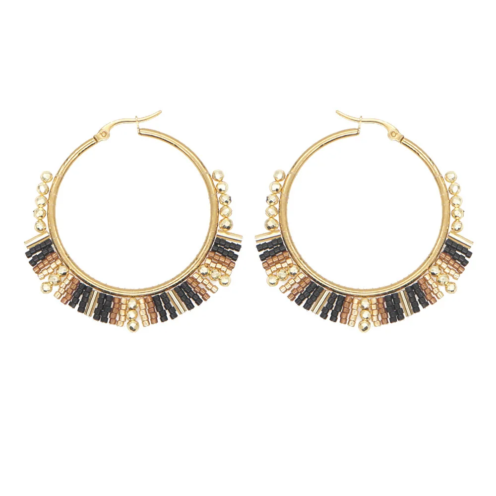 Grote Cirkel Oorbellen Hand Kr - Statement Earrings Oversized recensie en prijs