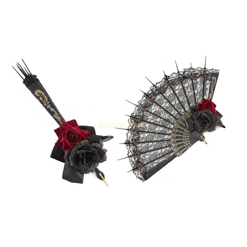 31BF fan Gothic Victoriaanse d - Women'S Victorian Accessories recensie en prijs