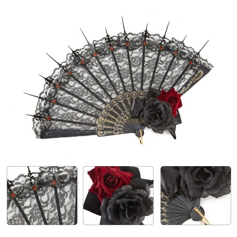 31BF fan Gothic Victoriaanse d - Women'S Victorian Accessories recensie en prijs