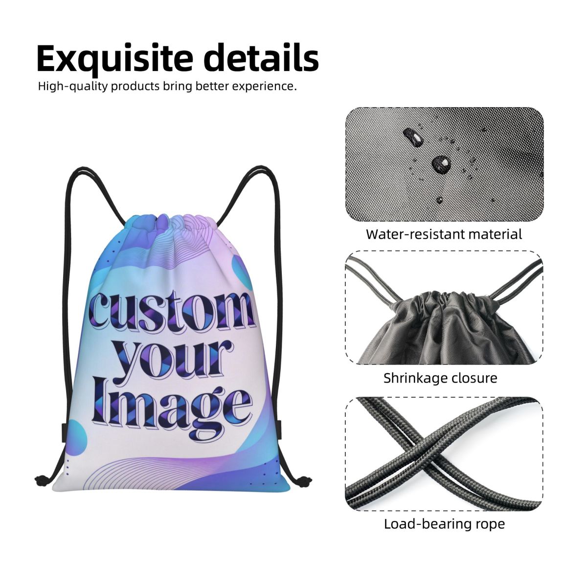 Aangepaste foto-logo-tekst Rug - Women Accessories Images recensie en prijs