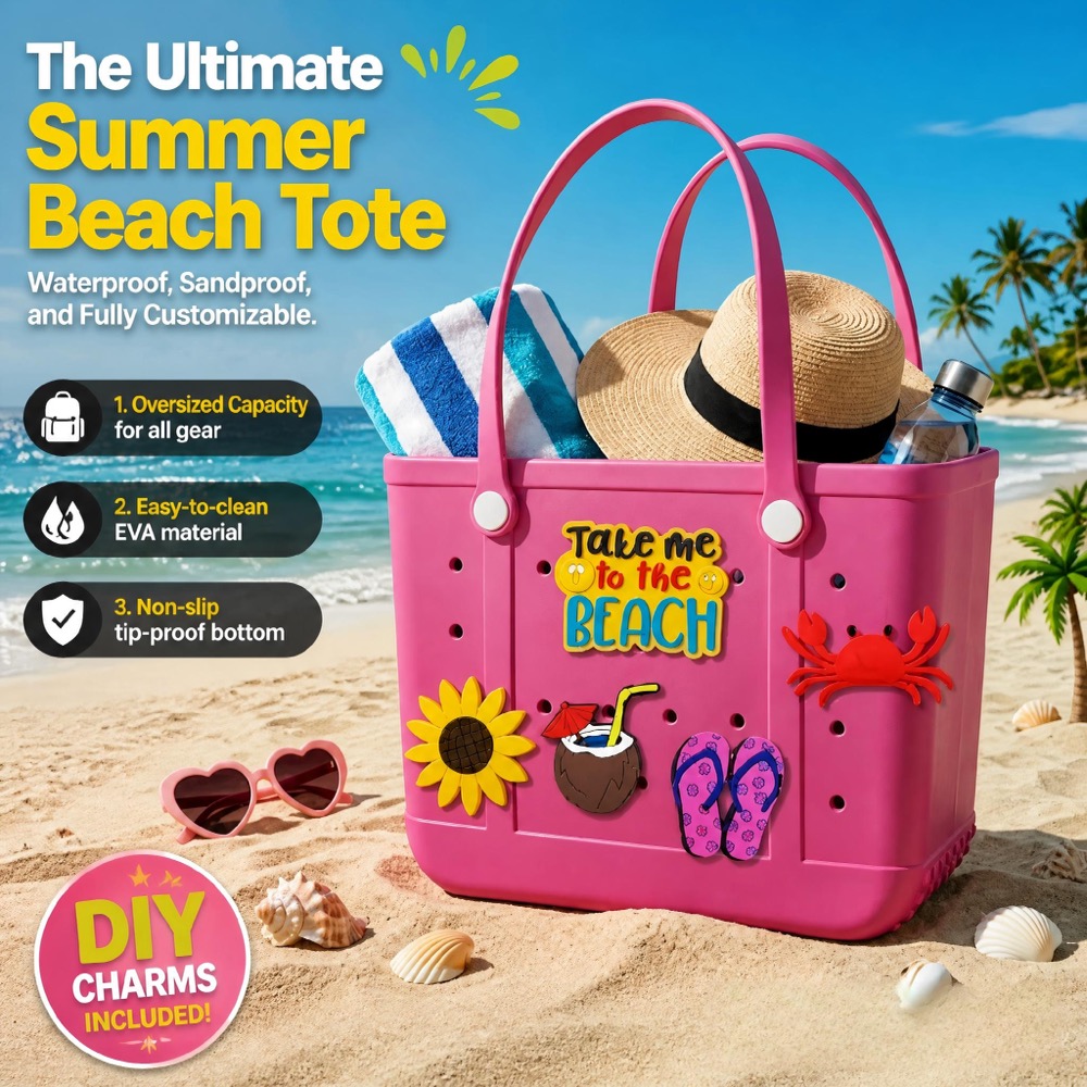 Oversized rubberen strandtas v - Women Accessories Bag recensie en prijs