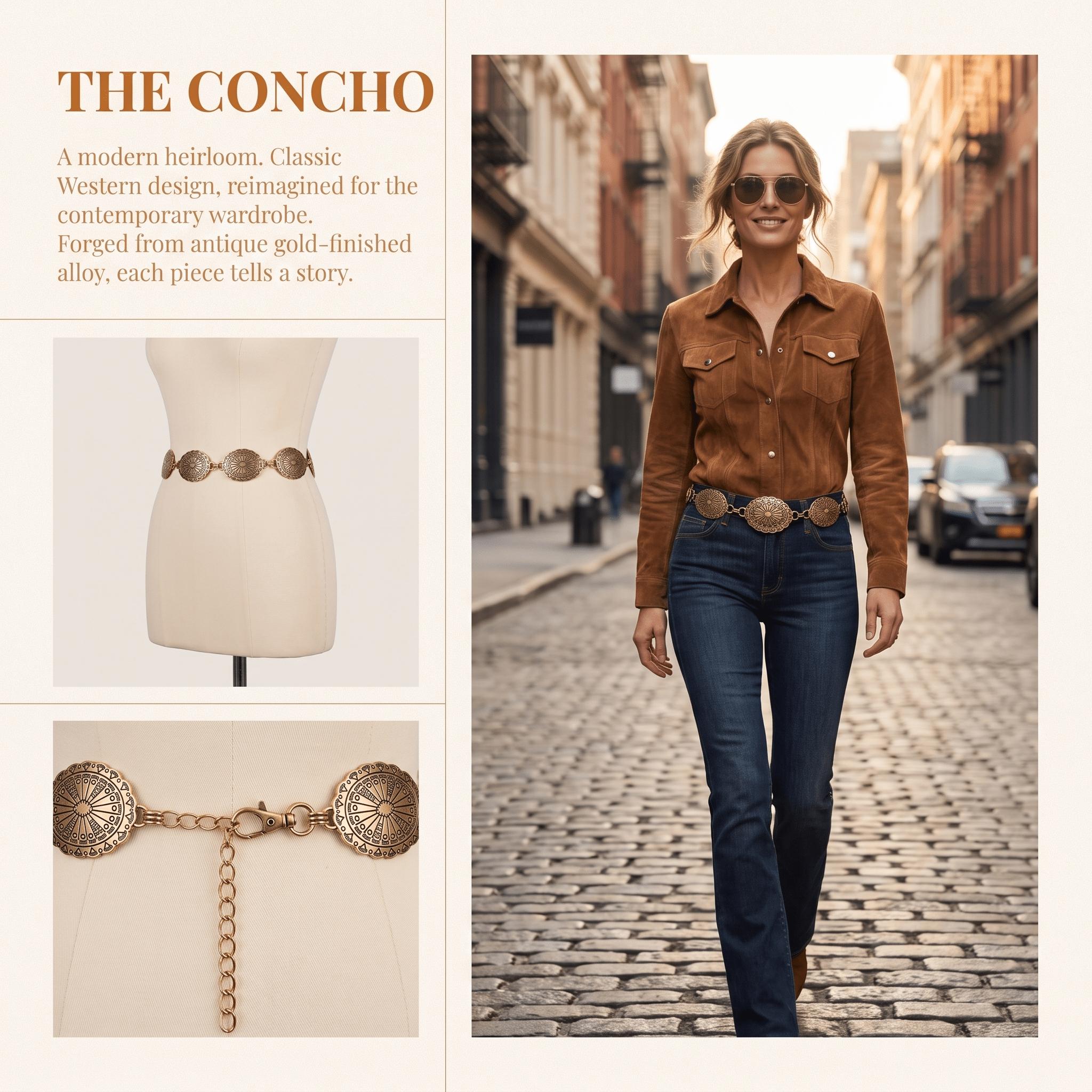 Dames Western Metalen Concho K - Women'S Jeans Accessories Chain recensie en prijs