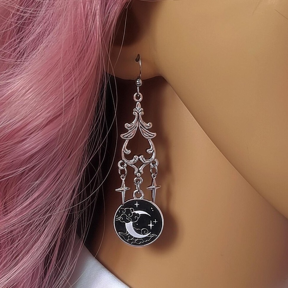 Moon Magic Earring, gotische s - Women'S Victorian Accessories recensie en prijs