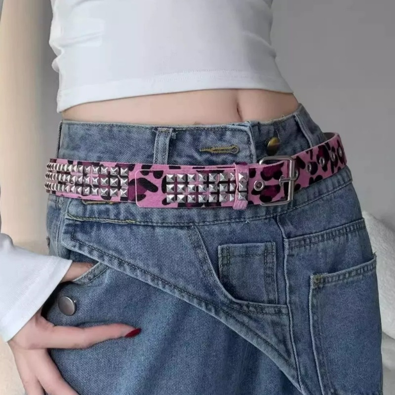 Y2K Luipaard Nietenriem Vierka - Women'S Jeans Accessories Chain recensie en prijs