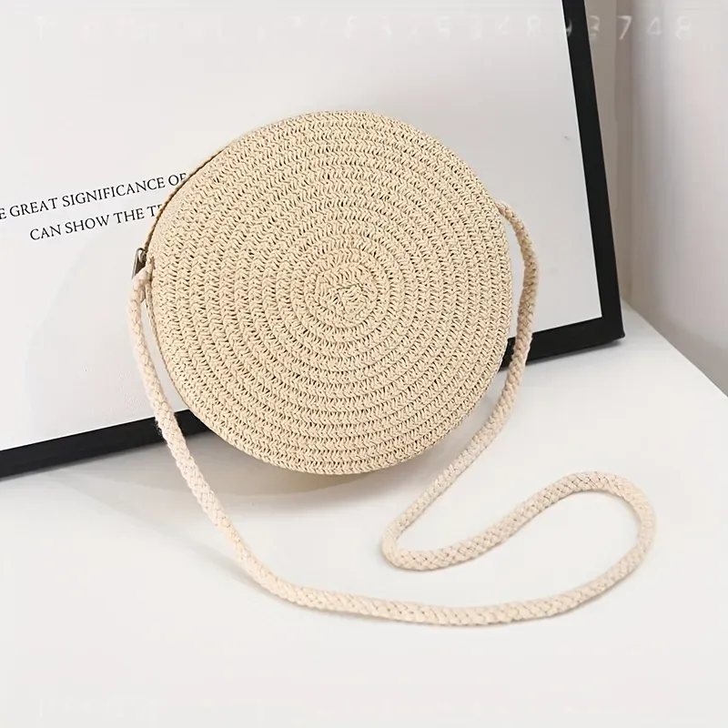 Ronde geweven rotan crossbodyt - Women Accessories Bag recensie en prijs